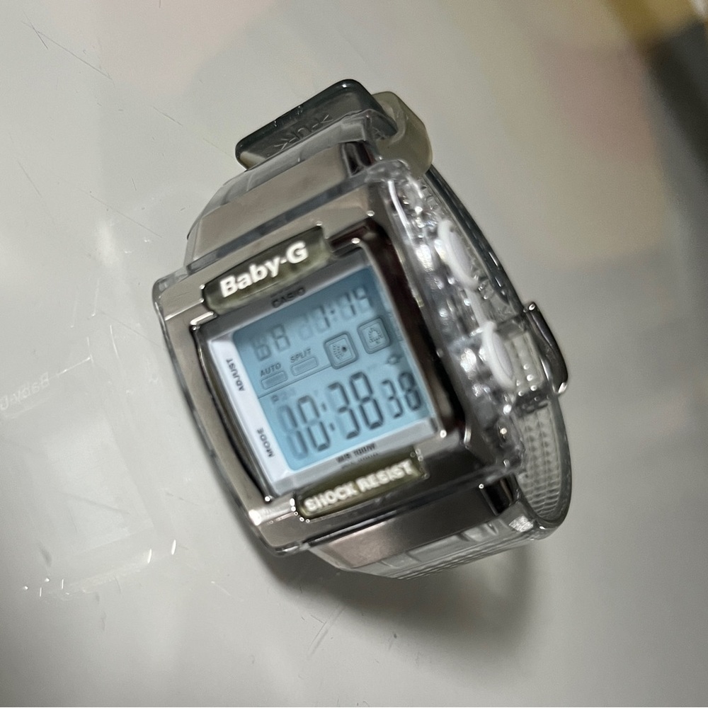Casio Baby-G 2902 BG 184 Silver Digital Watch - New Battery